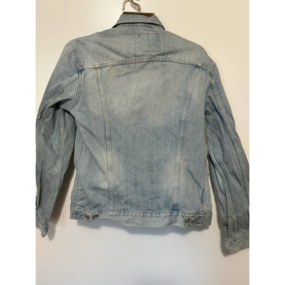 Levi Strauss Collared Button Down Denim Jacket Blue  Size Large - Picture 3 of 16